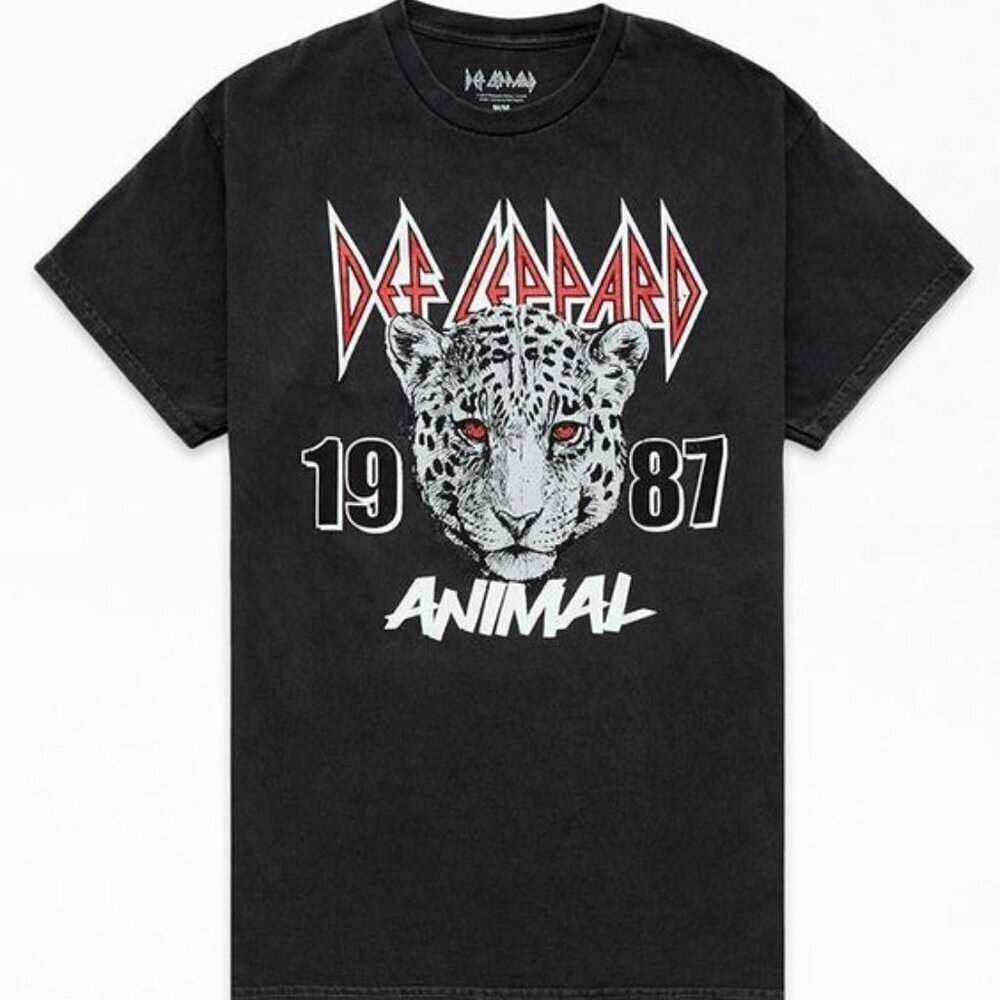 Def Leppard Tshirt 1987 Animal Shirt